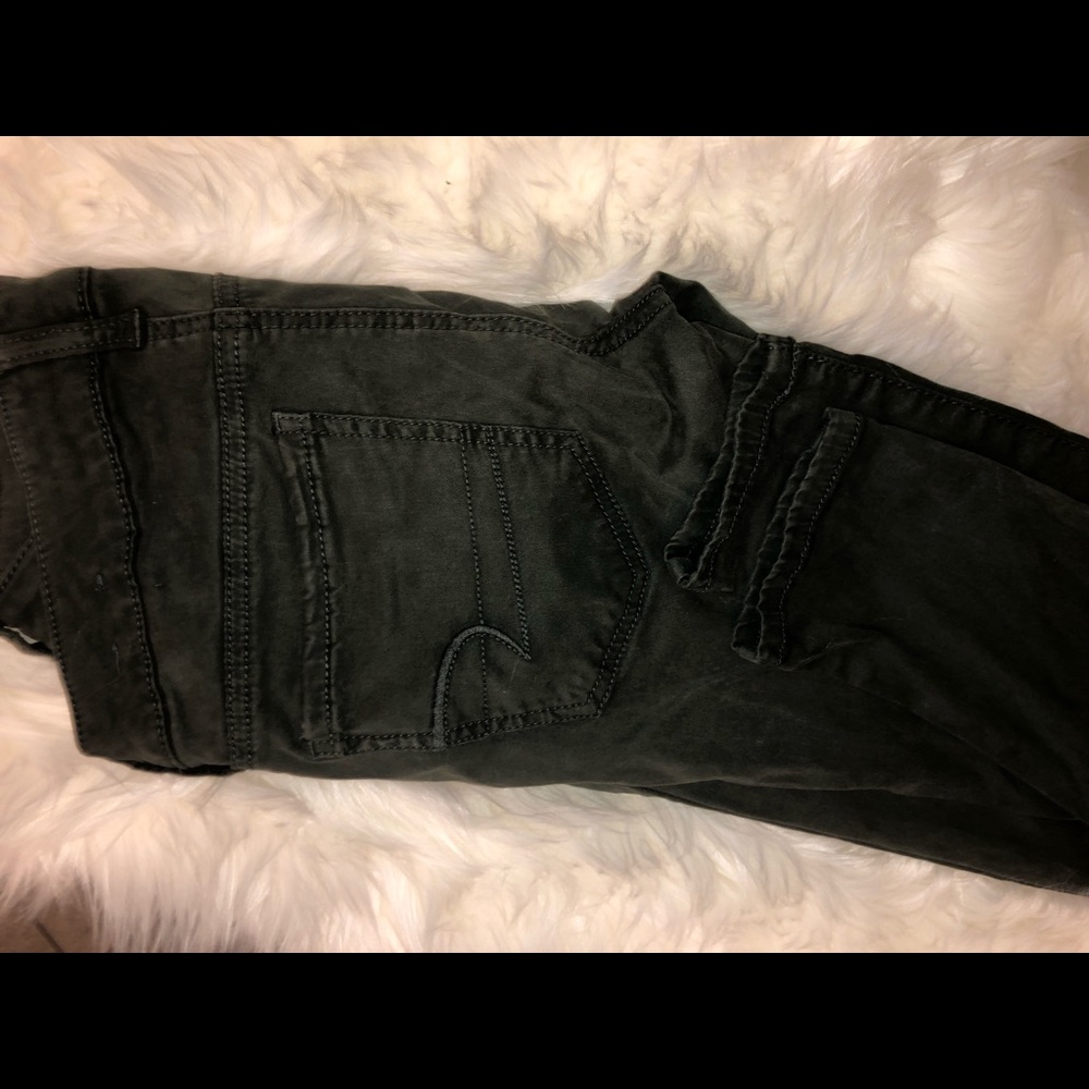 Olive Green American Eagle Super Stretch Jean